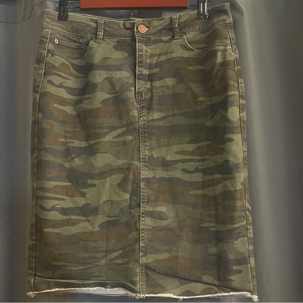 Camo Pencil Skirt for Women